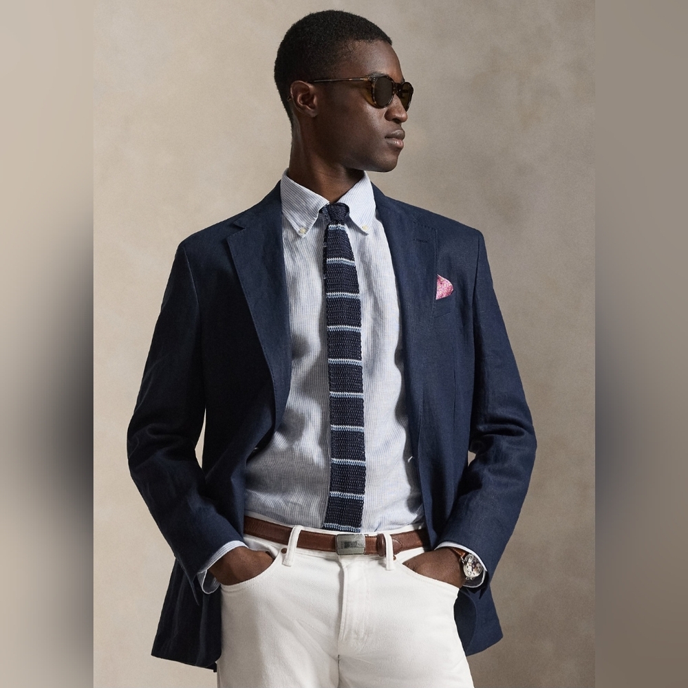 Polo Ralph Lauren Soft Tailored Linen Suit Jacket 42R